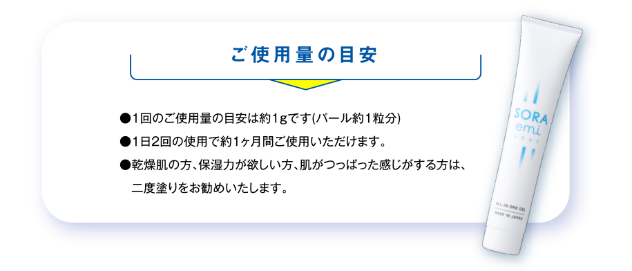 ご使用量の目安